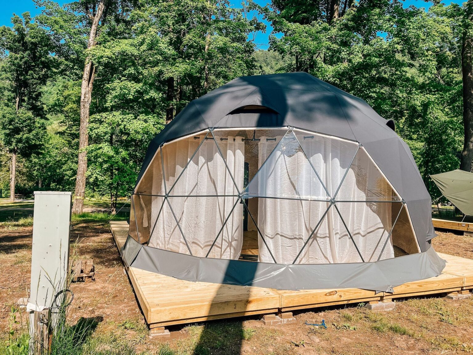 The Catskill Mountains / Gilboa KOA — modular deck by Flatspot