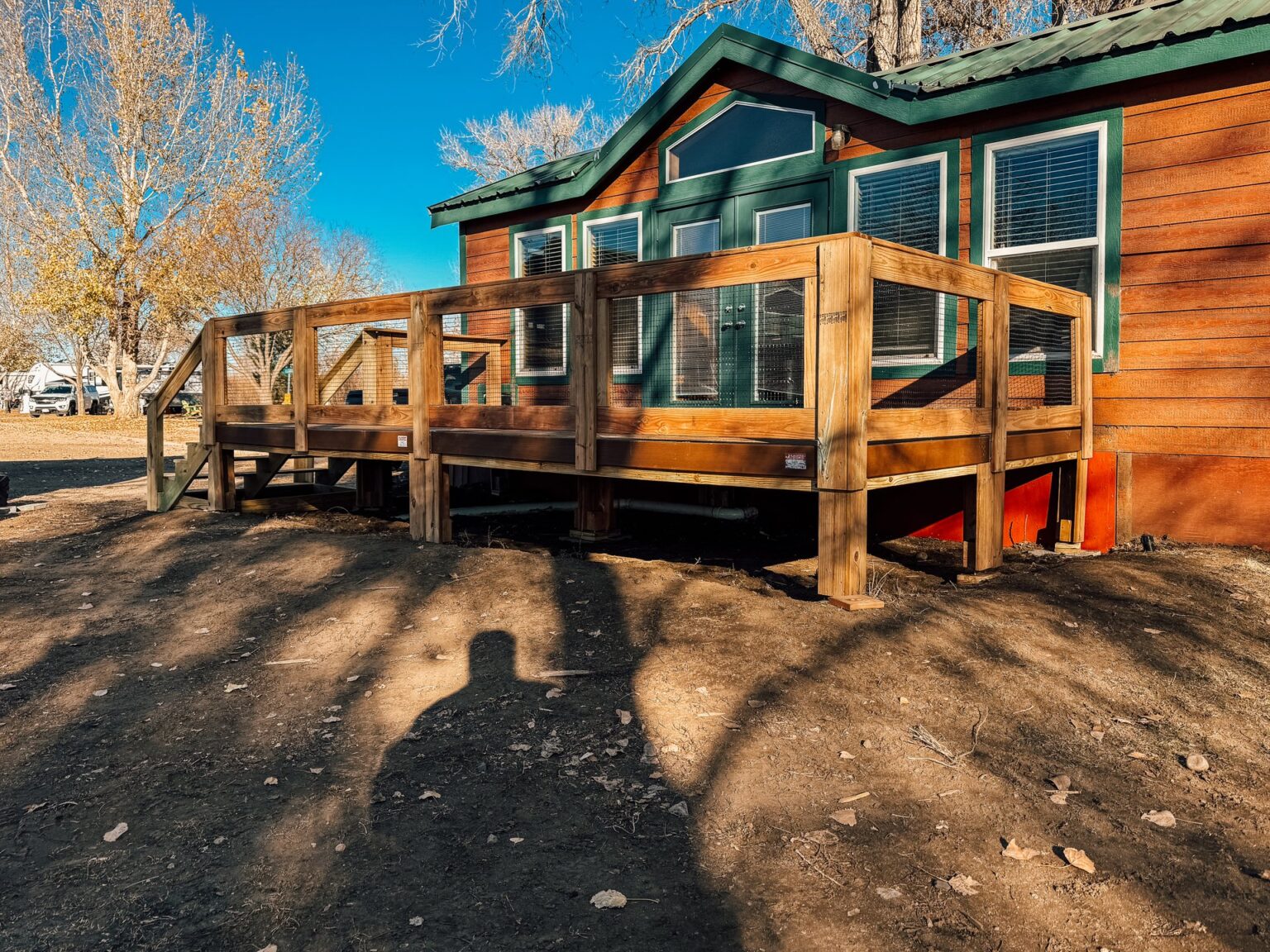 Fort Collins Lakeside KOA — modular deck by Flatspot