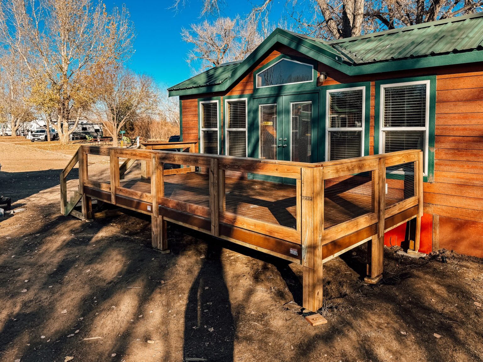 Fort Collins Lakeside KOA — modular deck by Flatspot