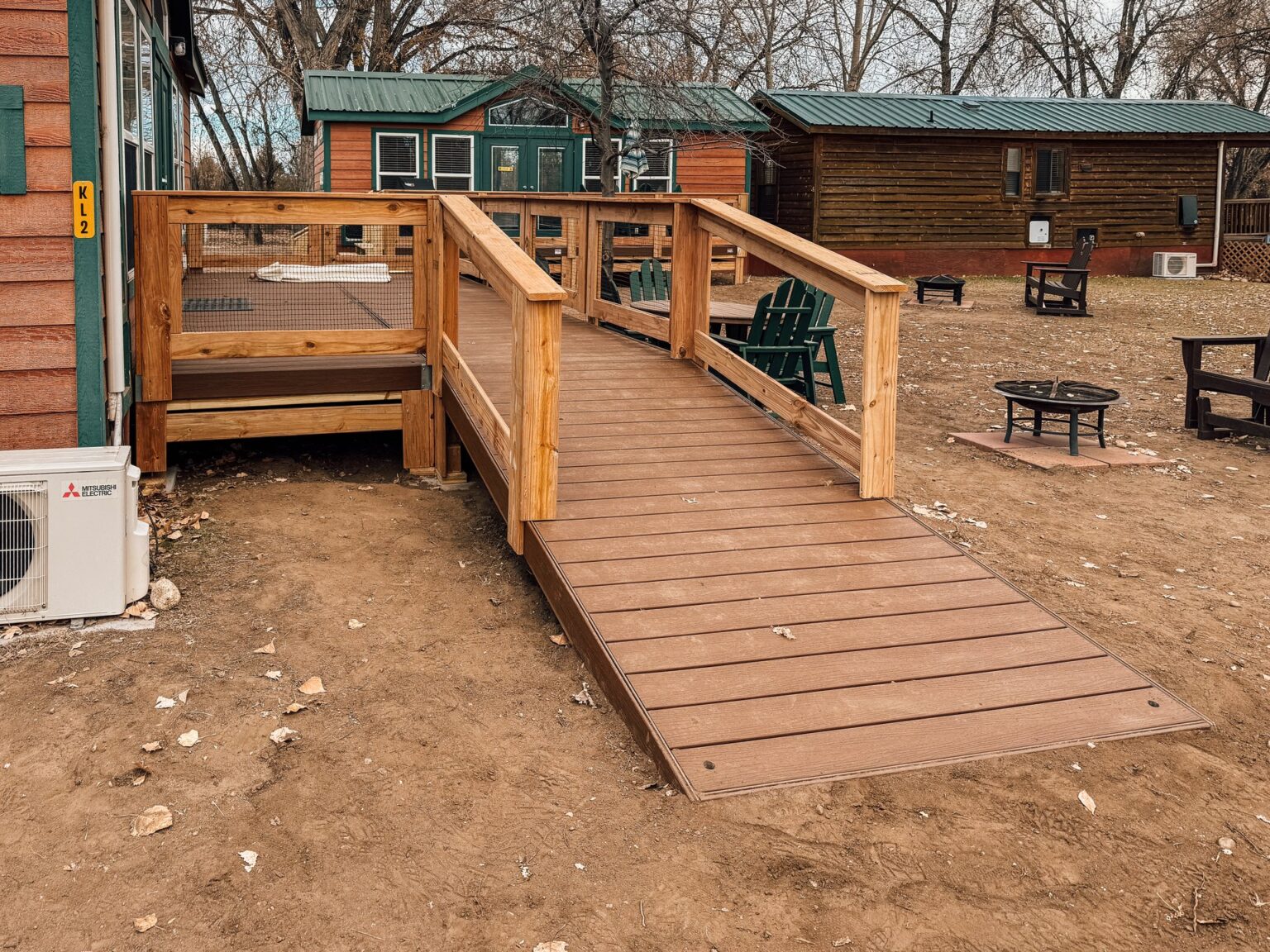 Fort Collins Lakeside KOA — modular deck by Flatspot