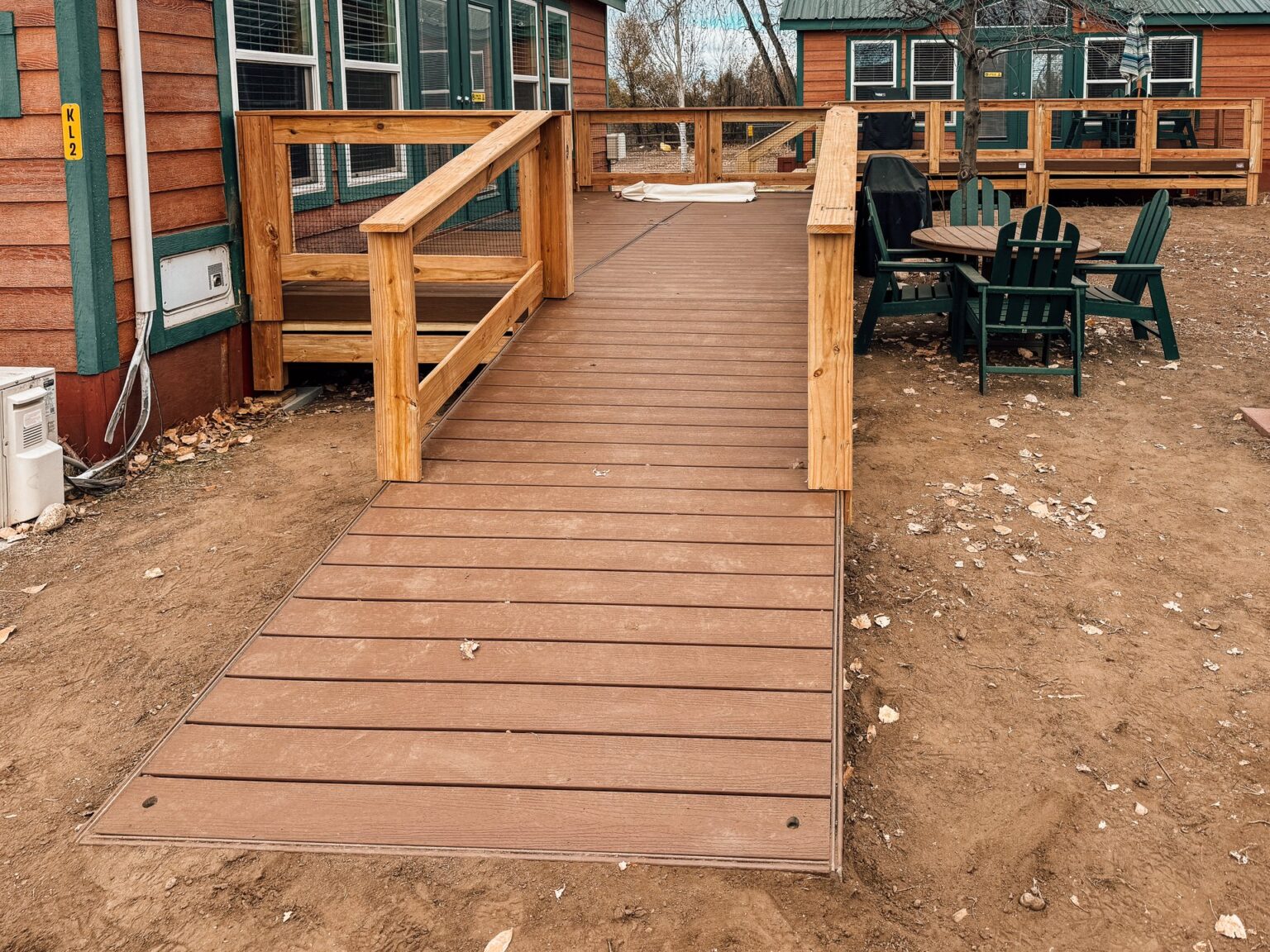 Fort Collins Lakeside KOA — modular deck by Flatspot