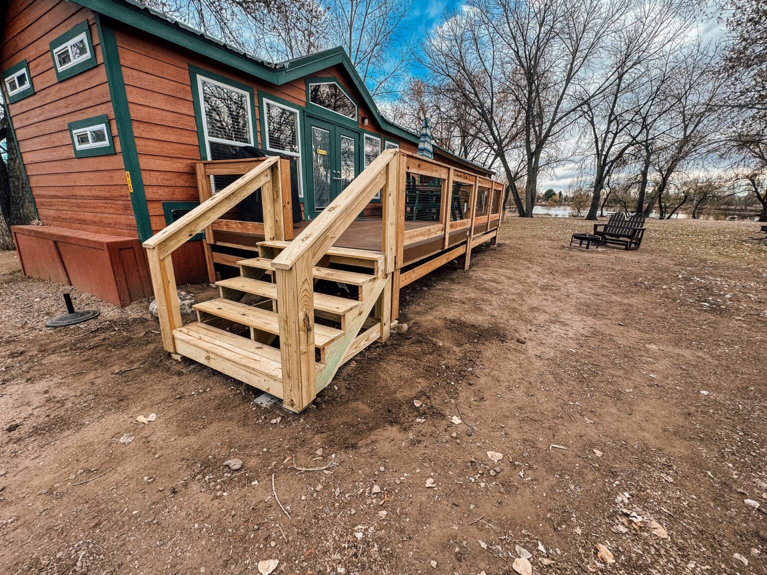 Fort Collins Lakeside KOA — modular deck by Flatspot
