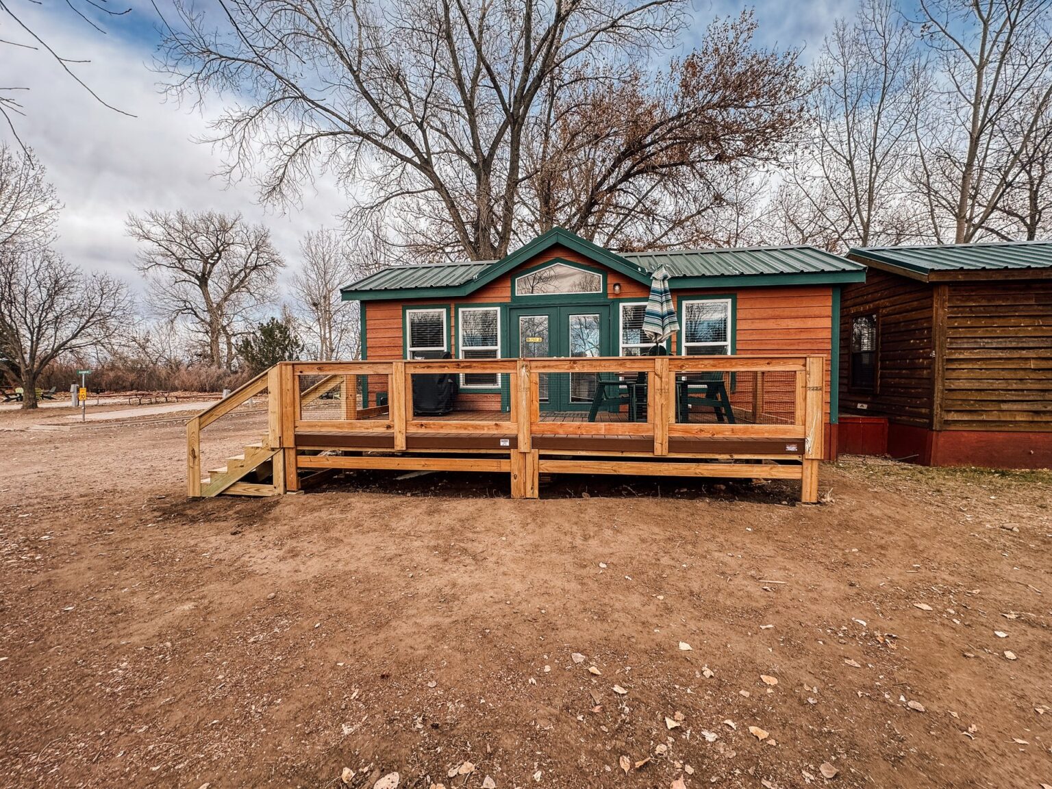 Fort Collins Lakeside KOA — modular deck by Flatspot
