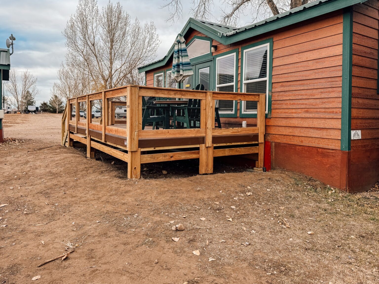 Fort Collins Lakeside KOA — modular deck by Flatspot