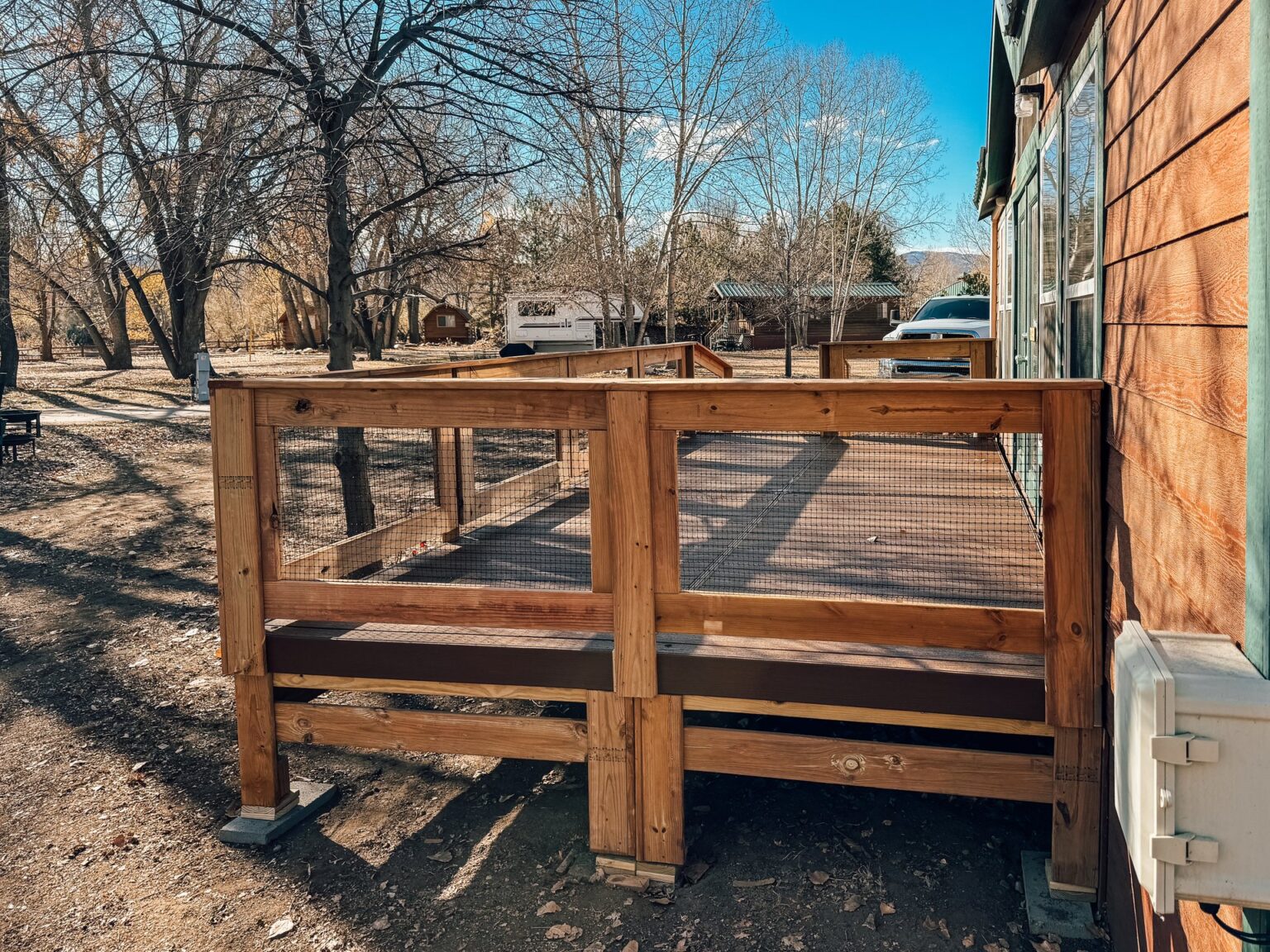Fort Collins Lakeside KOA — modular deck by Flatspot