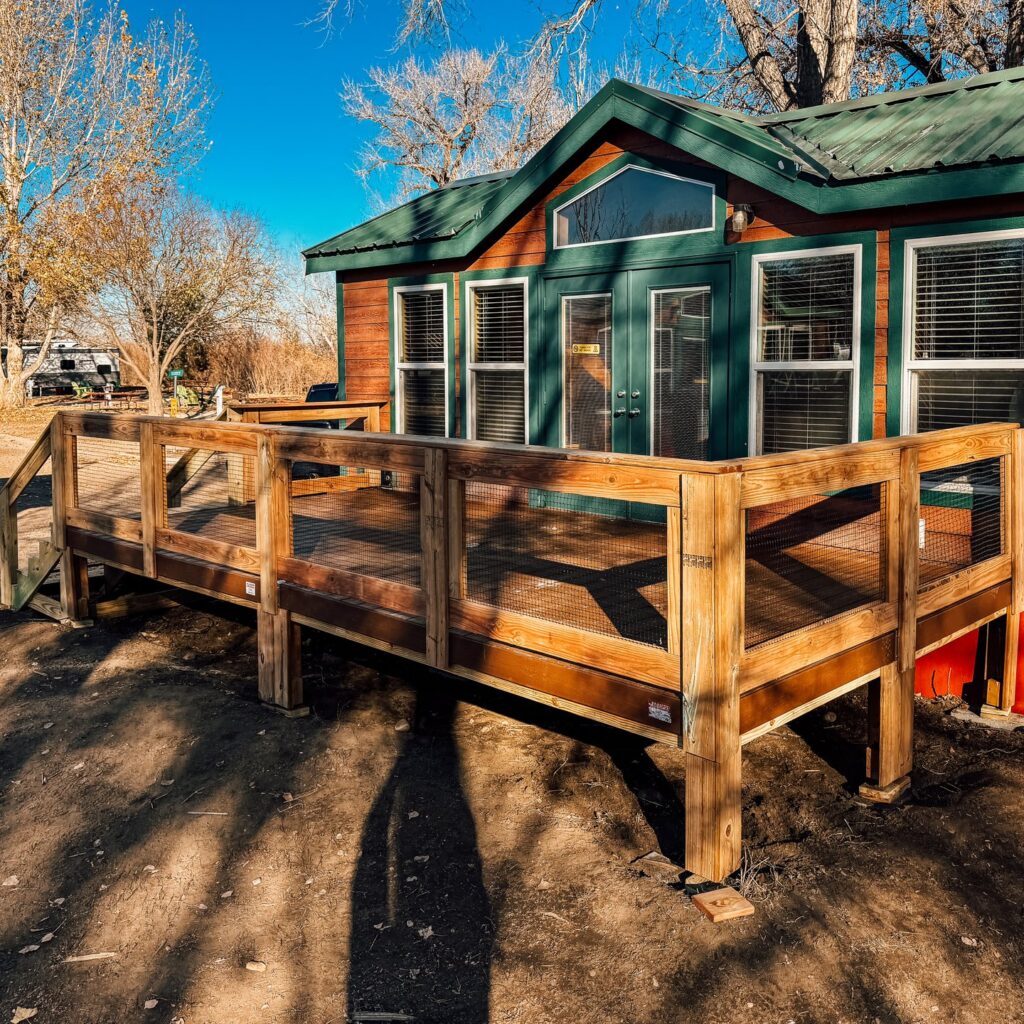 Fort Collins Lakeside KOA — modular deck by Flatspot