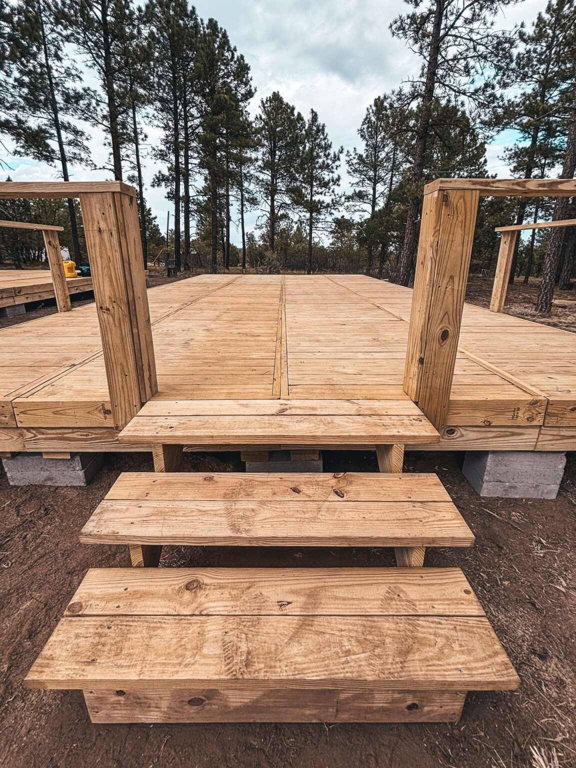 Manzano Mountain Retreat — modular deck by Flatspot