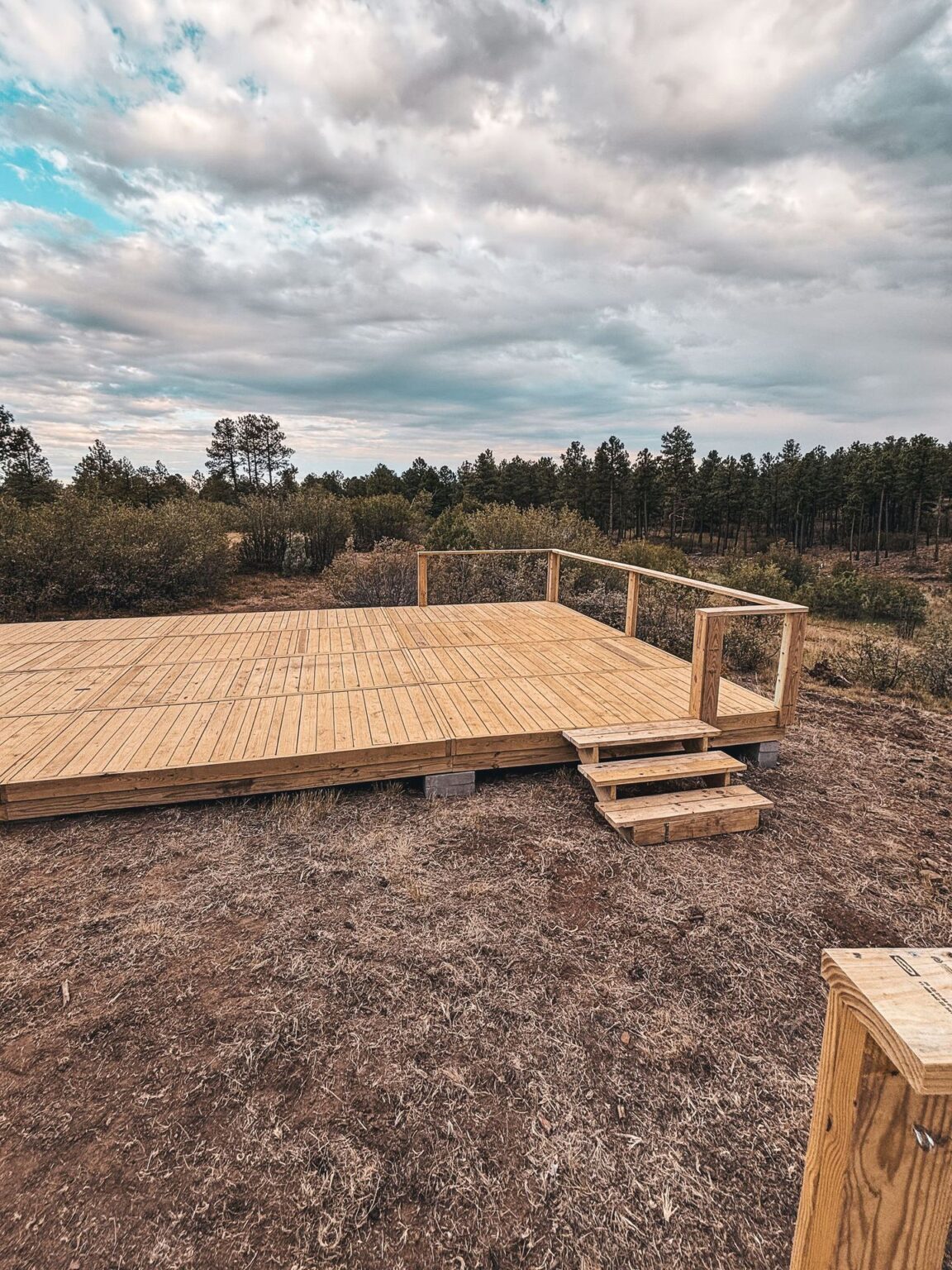 Manzano Mountain Retreat — modular deck by Flatspot