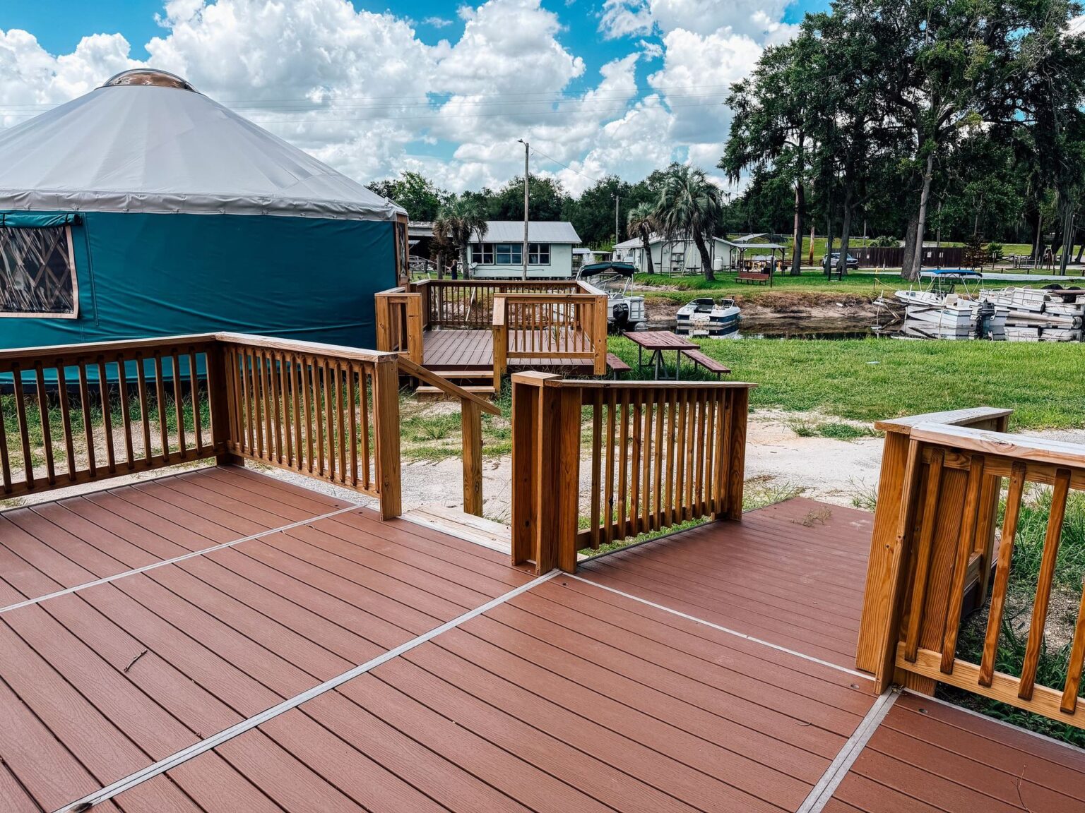 Nelson's Outdoor Resort — modular deck by Flatspot