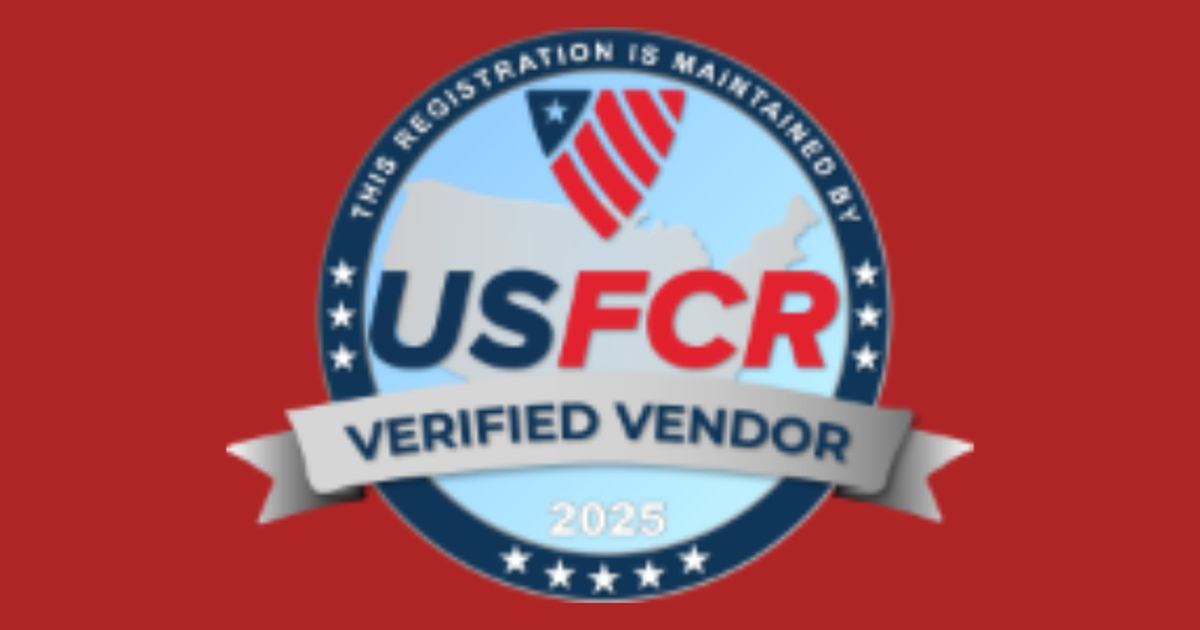 USFCR Verified Vendor badge