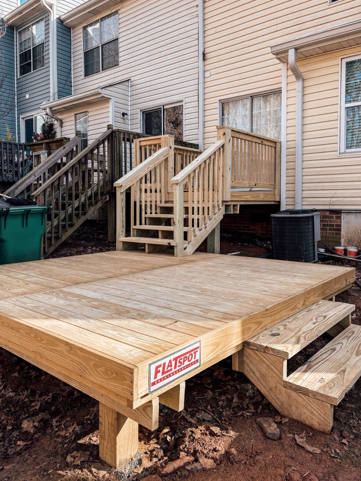 Private residence in Charlotte, NC — modular deck by Flatspot