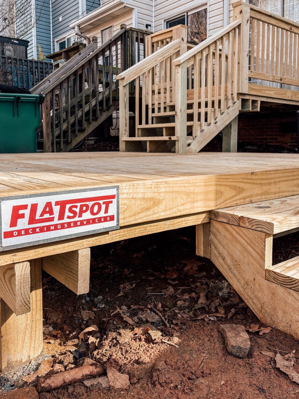 Private residence in Charlotte, NC — modular deck by Flatspot
