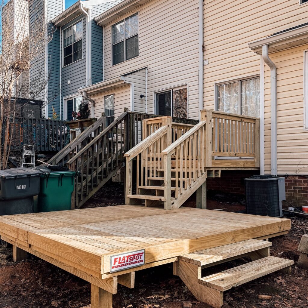 Private residence in Charlotte, NC — modular deck by Flatspot