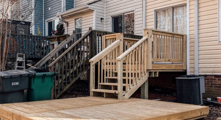 Private residence in Charlotte, NC — modular deck by Flatspot