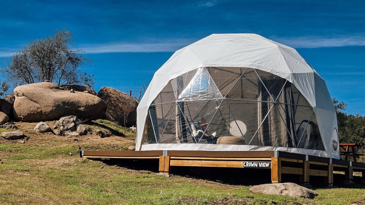 Splitrock Valley Group Glamping — modular deck by Flatspot